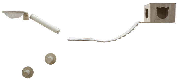 KERBL Kletterwand "Anden" 7-teilig